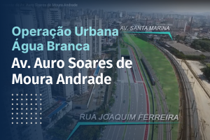imagem do croqui do prolongamento da Av. Auro Soares de Moura Andrade